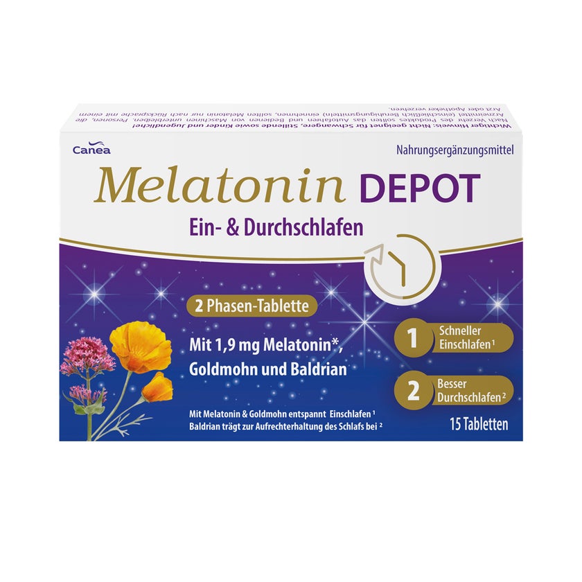Melatonin Depot Ein- & Durchschlaf-Tabletten 15 St