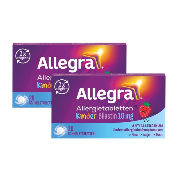 Allegra® Allergie-Schmelztabletten Kinder Doppelpack 2X20 St