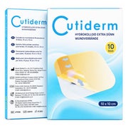Cutiderm Hydrokolloid Extra Dünn Wundauflagen 10 St