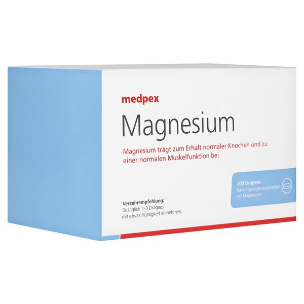 medpex Magnesium Dragees 40mg 200 St