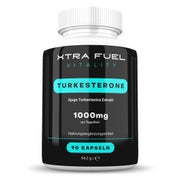 Turkesterone von XTRA FUEL | 90 Kapseln mit 1.000 mg Ajuga Turkestanica Extrakt je Dosis kaufen - Für Bodybuilding & Sport - Laborgeprüft in Deutschland und 100% natürlich - 90 Stk 90 St