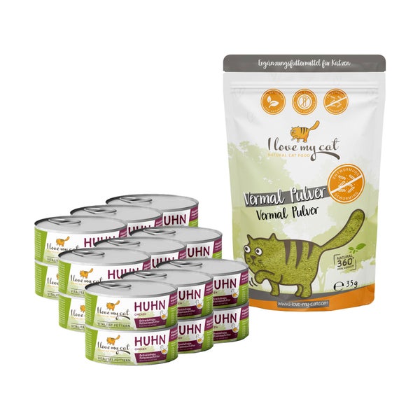 I love my cat Sparset für Katzen mit Vermal Pulver 1,835 g 1840 g