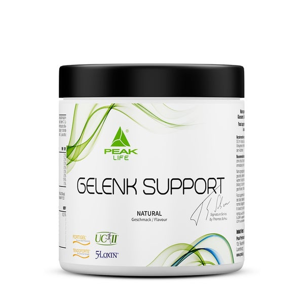 PEAK Gelenk Support - 360g  - Geschmack Natural I 20 Portionen I Joint Care Drink mit Kollagenpeptiden FORTIGEL®, TENDOFORTE®, UC-II® I Boswellia Serrata Extrakt – 5-LOXIN® I MSM + Glucosamin