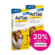 Produktabbildung: AdTab Hund 22 - 45 kg Kautablette DP 2X3 St