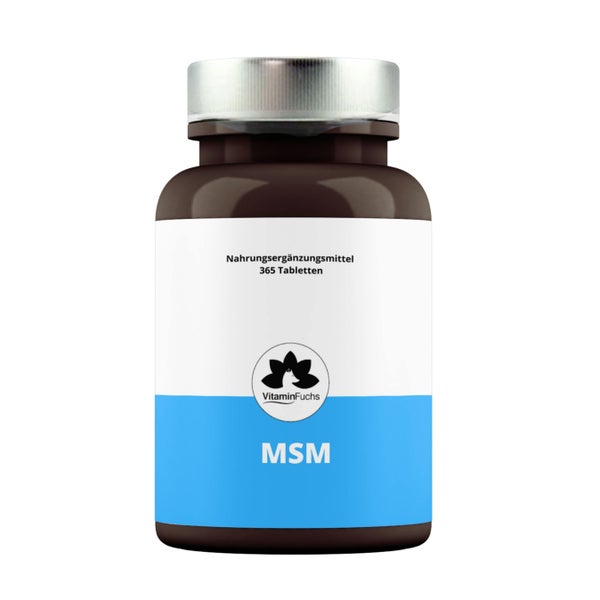 MSM - 365 Tabletten - organischer Schwefel 365 St