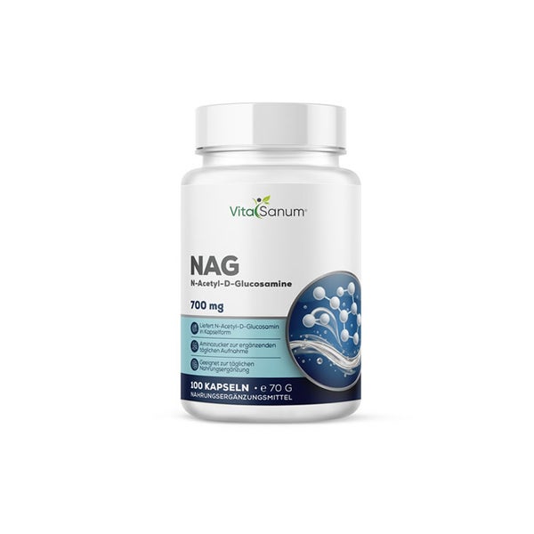 VitaSanum®- NAG – N-Acetyl-D-Glucosamin 700 mg | 100 Kapseln 100 St
