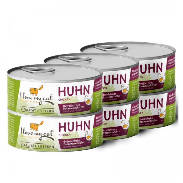 I love my cat Katzenfutter Nass mit Huhn 600 g 600 g