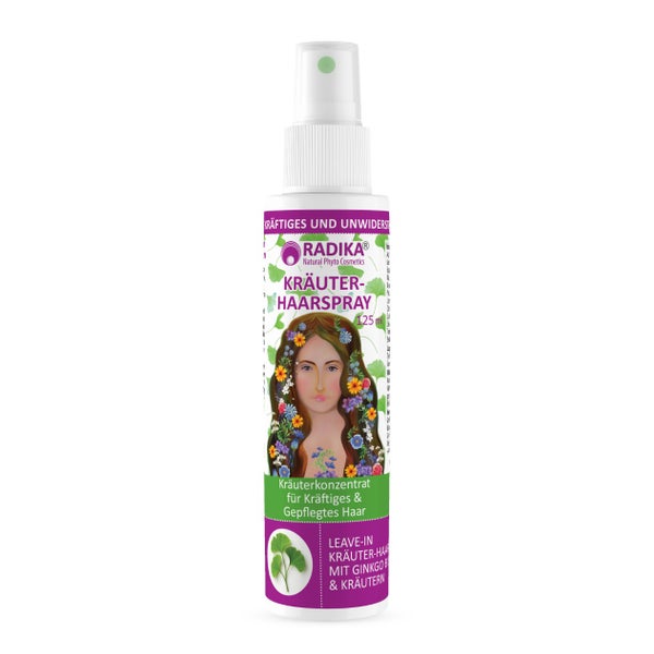 Bioherba Haarspray mit Ginkgo Biloba & Kräutern 125 ml