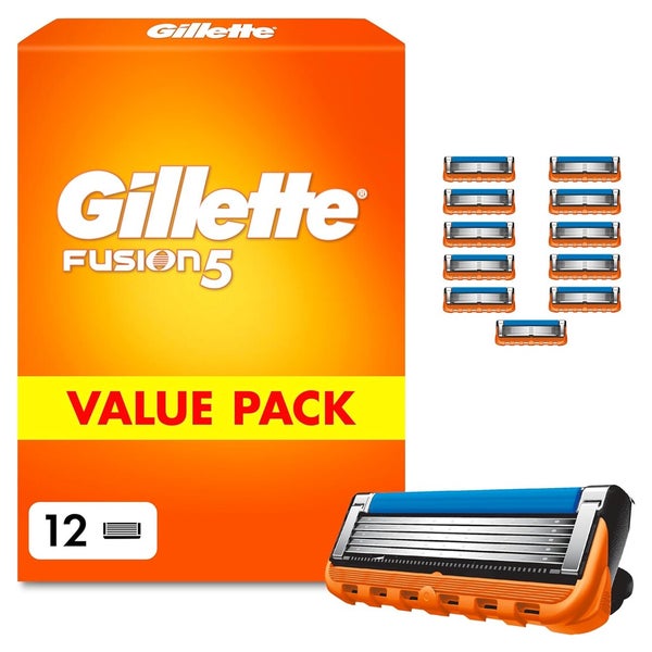 Gillette Fusion 5 Klingen Herren, 12 Original Rasierklingen 1 St