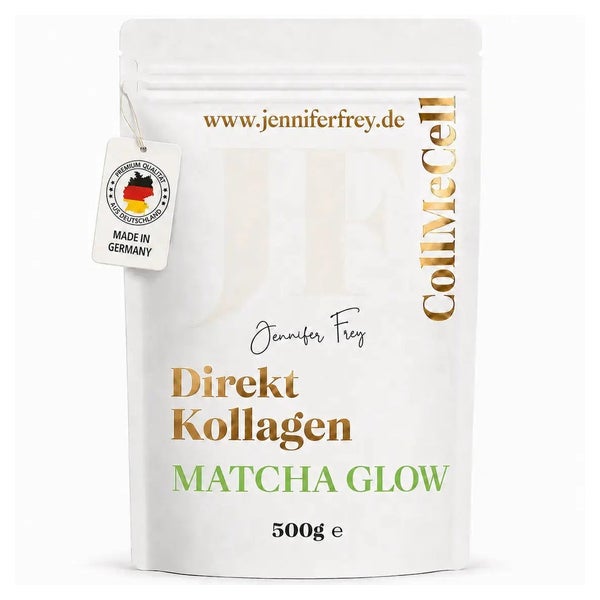 CollMeCell Matcha Glow Kollagen Pulver mit Premium Matcha 500 g
