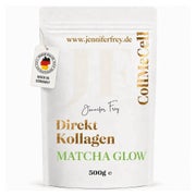 CollMeCell Matcha Glow Kollagen Pulver mit Premium Matcha 500 g