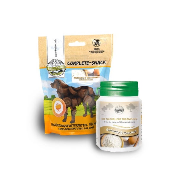 Bellfor Gelenke und Knochen Kapseln + Complete-Snack 210 g 210 g