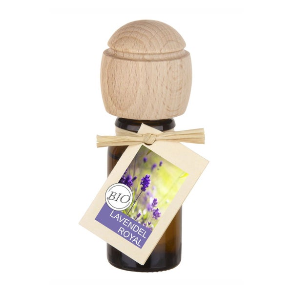 Traumduft Piccolino Lavendel Royal Duftöl – Handgefertigt, ätherische Öle, Buchenholzverschluss 10 ml