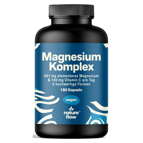 Magnesium Komplex - 200 Kapseln - Nature Flow 200 St