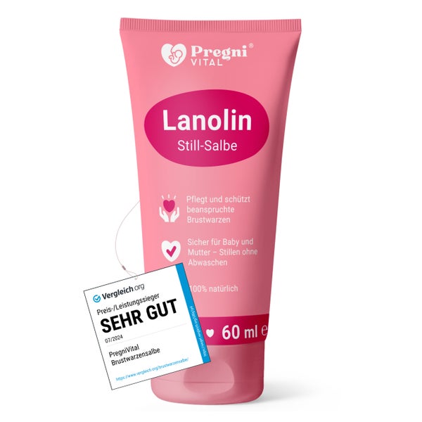 PregniVital Lanolin Brustwarzensalbe 60 ml
