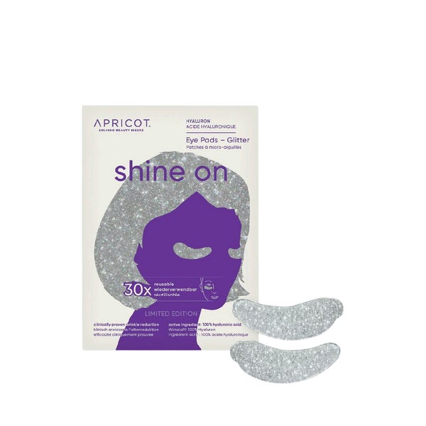APRICOT Augen Pads Mit Hyaluron Shine On Glitter 2 St