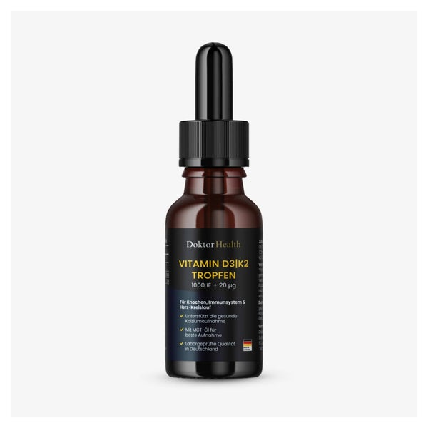 Doktor Health Vitamin D3 + K2 Tropfen 20 ml