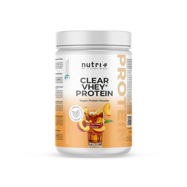 nutri+ Clear Vhey Protein Pulver - Ice Tea Peach 400 g