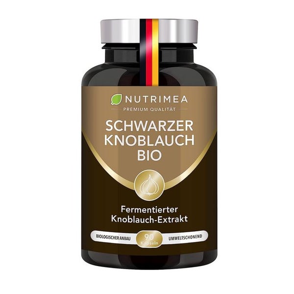 Nutrimea Schwarzer Knoblauch BIO | Knoblauchextrakt 90 St