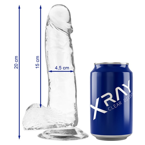 X Ray - Durchsichtiger, flexibler Dildo