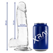 X Ray - Durchsichtiger, flexibler Dildo