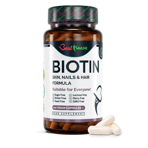 Best Immune Biotin Komplex für Haut Haare und Nägel 100 St