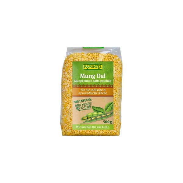 Rapunzel - Mung Dal, Mungbohnen halb, geschält 500 g