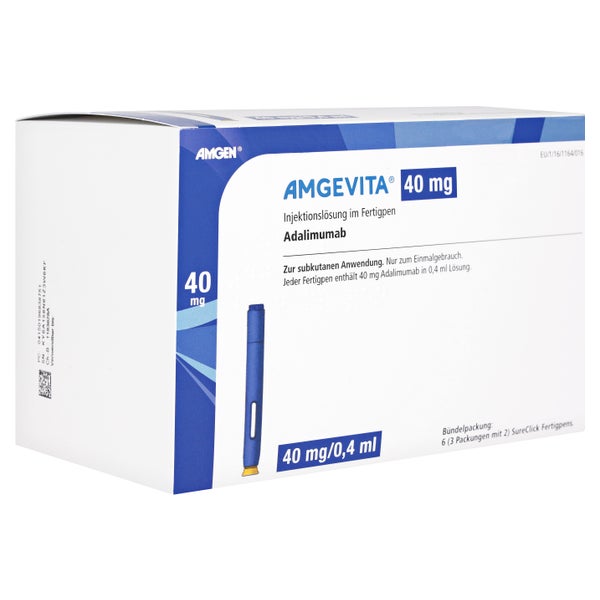 Amgevita 40 Mg/0,4 Ml Inj.-lösung Im Fertigpen 6 St