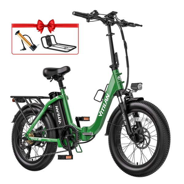 Vitilan U3 E-Bike mit 20"-Fatbike-Reifen und 48V 13Ah Akku 1 St