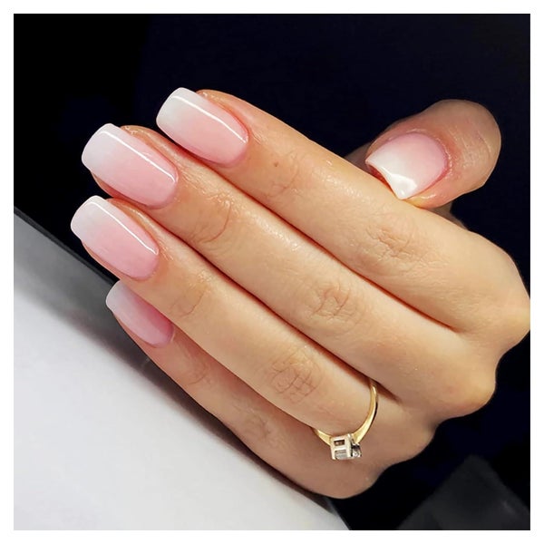 Künstliche Nägel Square Ombre Pink Press On 24 Stück style-3 1 St