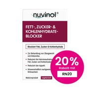 Produktabbildung: nuvinol Fett-, Zucker- & Kohlenhydrate-Blocker 45 St