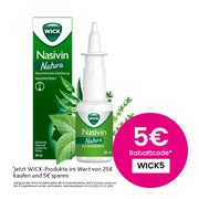 Produktabbildung: Wick Nasivin Natura Nasenspray 20 ml