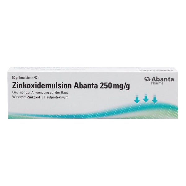 Zinkoxidemulsion Abanta 250 Mg/g 50 g