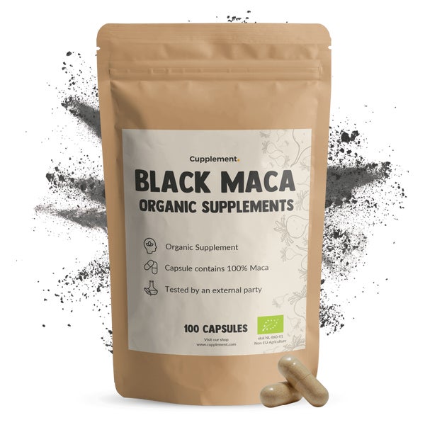 Cupplement - Schwarze Maca  500 mg BIO - Kapseln 100 St