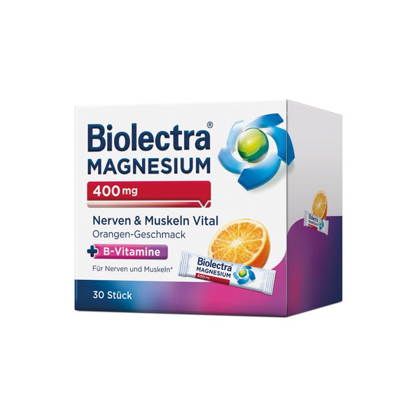 Biolectra Magnesium® 400 mg Nerven & Muskeln vital 30 St