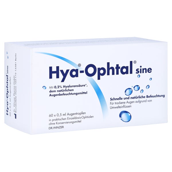 Hya-ophtal sine Augentropfen 60X0,5 ml