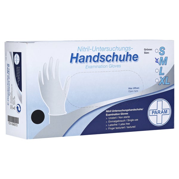 Handschuhe Einmal Nitril M schwarz 100 St