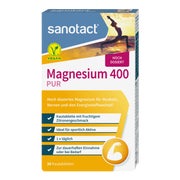 Produktabbildung: sanotact Magnesium 400mg Kautabletten 30 St