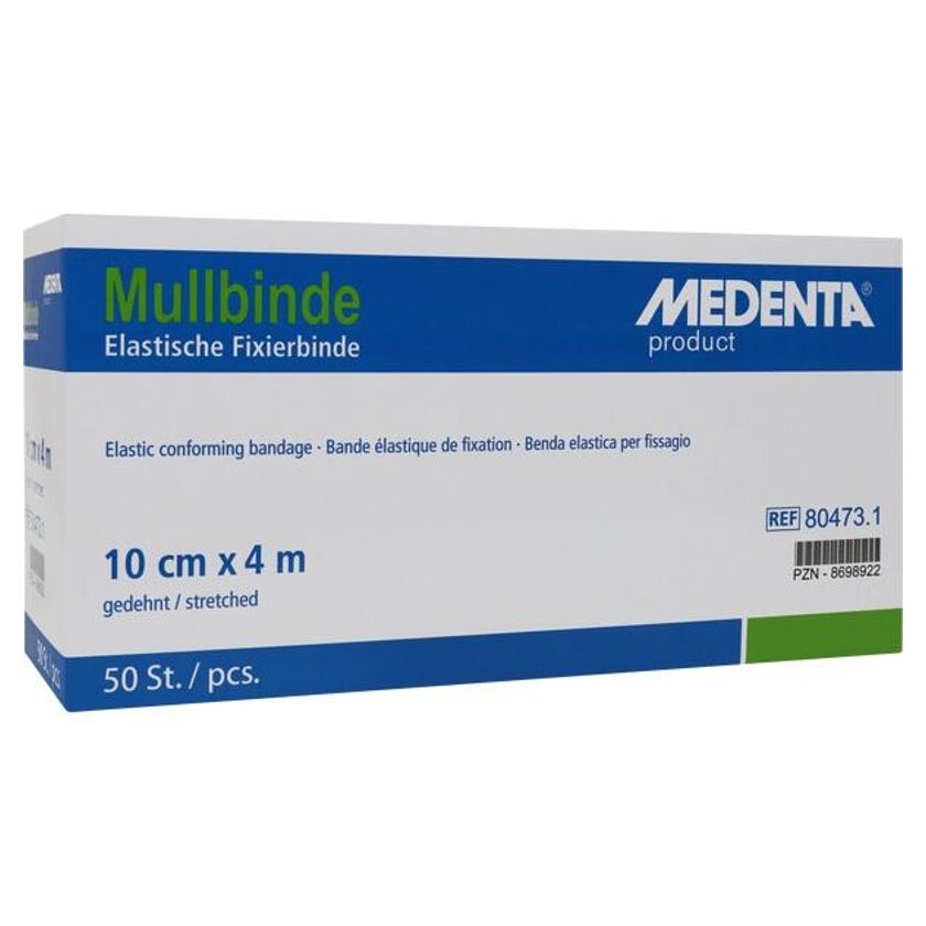 Mullbinden elastisch 10 cm x 4 m 50 St