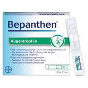 Produktabbildung: Bepanthen Augentropfen 20X0,5 ml