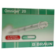 Omnican Insulinspr.0,5 ml U40 m.Kan.0,30 100X1 St