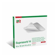 Lohmann & Rauscher Suprasorb H Hydrokolloid-Verband, steril, standard - 1 Packung = 5 Stück, Maße: 15 x 15 cm 5 St