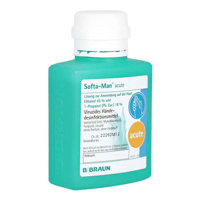 B.Braun Softa-Man acute Spenderflasche Händedesinfektion - 100 ml Kittelflasche 100 ml