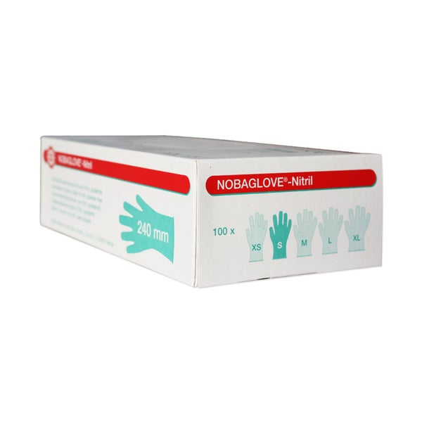 NOBA Nobaglove Nitril classic Einmalhandschuhe blau 100 Stück - S 100 St