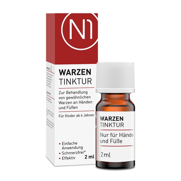 N1 Warzen Tinktur Warzenentferner 2 ml