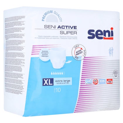Seni Active Super XL Inkontinenzpants, 120 - 160 cm, 1600 ml 10 St ...