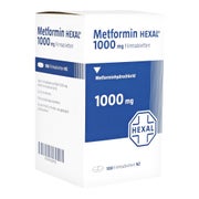 METFORMIN HEXAL 1000 mg Filmtabletten Dose 100 St