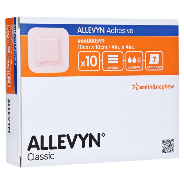 Allevyn Adhesive 10x10 cm haftende Wunda 10 St