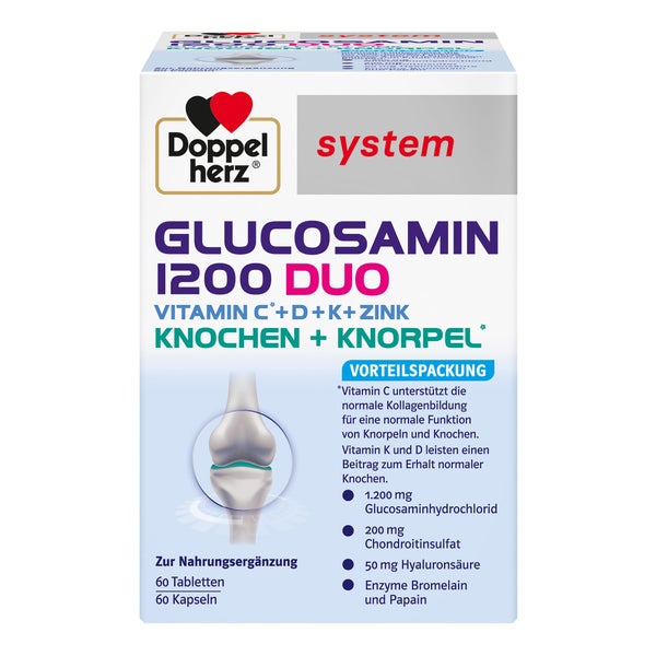 Doppelherz® system GLUCOSAMIN 1200 DUO 120 St