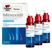 Produktabbildung: MINOXIDIL DoppelherzPharma 50 mg/ml Lösung 3X60 ml